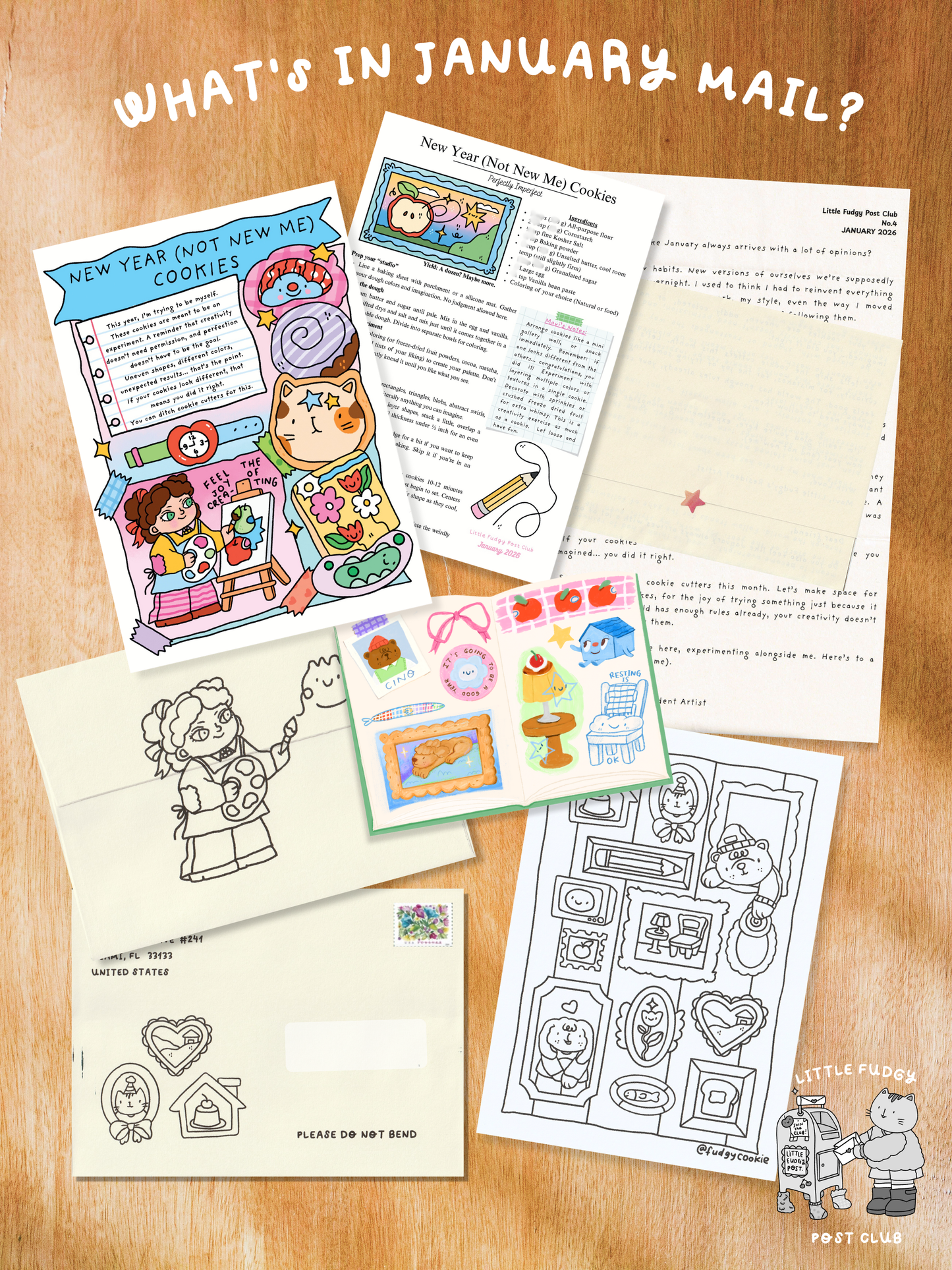 Little Fudgy Post Club Time Capsule - Issue 04 (JANUARY 🎨)