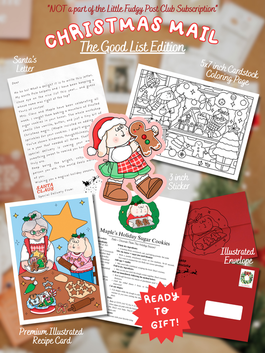 ✨ Good List Holiday Mail  🎁  A  Little Fudgy Christmas Special Edition 🎄