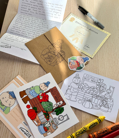 Fennel's Adoption Kit - Green Grocer of Little Fudgy