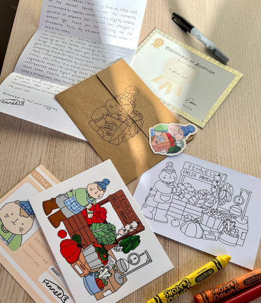 Fennel's Adoption Kit - Green Grocer of Little Fudgy