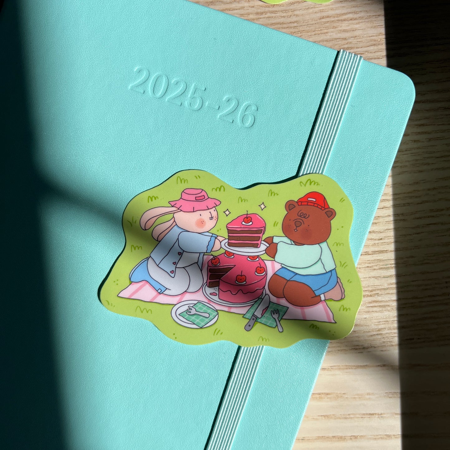 Cake Picnic Vinyl Sticker ✿ Cino and Maple ✿