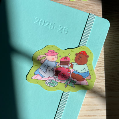 Cake Picnic Vinyl Sticker ✿ Cino and Maple ✿