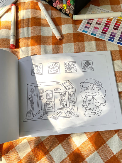Little Fudgy Coloring Book Fall 2025