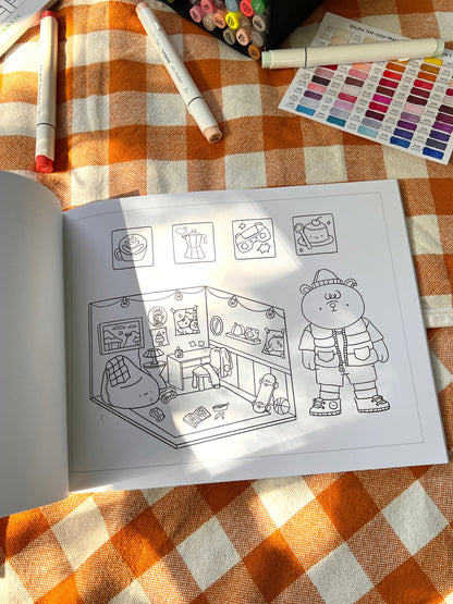 Little Fudgy Coloring Book Fall 2025