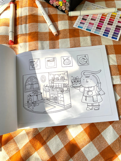Little Fudgy Coloring Book Fall 2025
