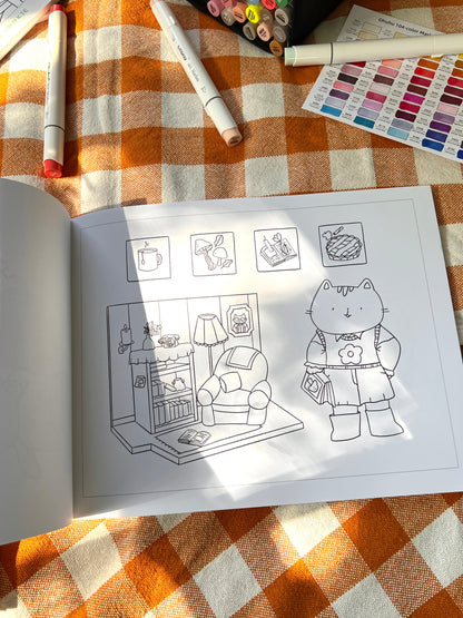 Little Fudgy Coloring Book Fall 2025