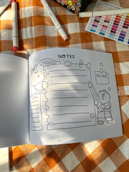 Little Fudgy Coloring Book Fall 2025